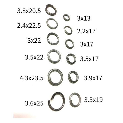 [小金空間屋] #304不鏽鋼圓環圓圈(未焊) 厚度 2.2~4.3mm 2入 圓圈環 鐵圈 鐵環 白鐵環 白鐵圈