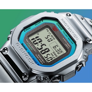 CASIO 卡西歐 G-SHOCK 絢麗色彩 方形金屬電子錶 GMW-B5000PC-1