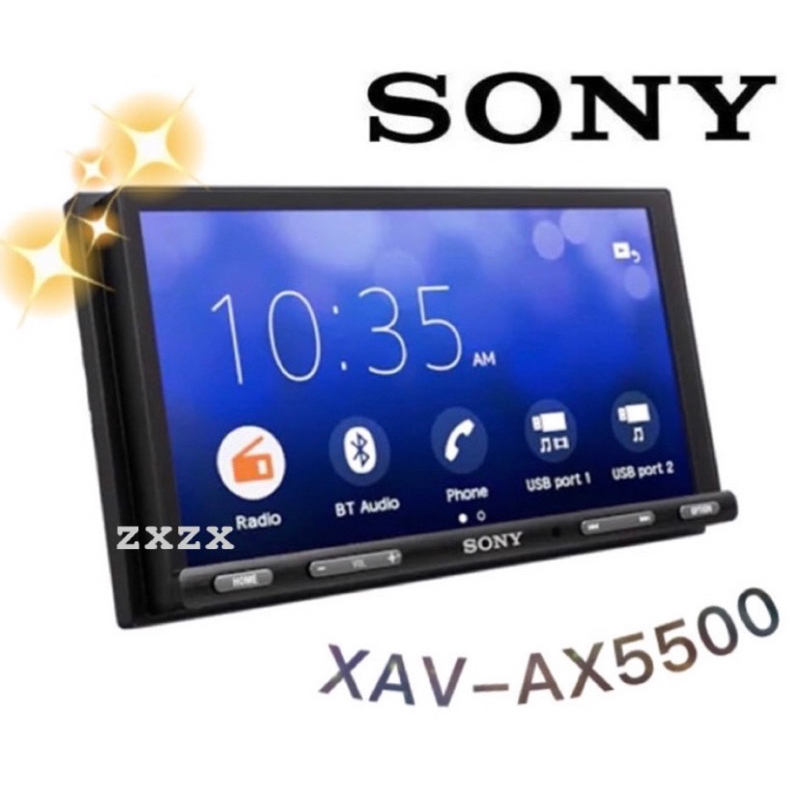 🔥原廠🔥【SONY-索尼】XAV-AX5500 汽車音響 觸控機 6.95吋 支援蘋果CarPlay/安卓/藍牙/USB