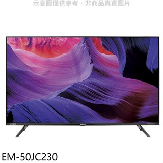 聲寶【EM-50JC230】50吋4K連網安卓11新轟天雷電視(無安裝)(7-11商品卡1900元)