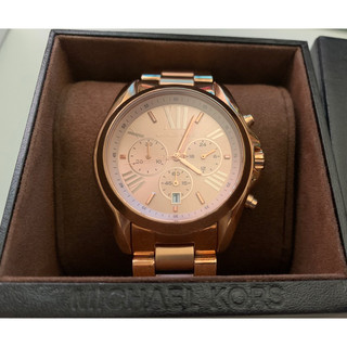 全新 Michael Kors MK玫瑰金羅馬經典三眼腕錶 MK5503 1支