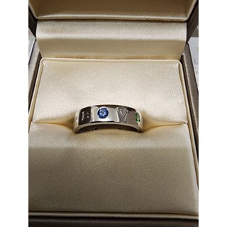 [限時優惠] 正品保證 BVLGARI寶格麗珠寶戒指 有保證卡 尺寸#57