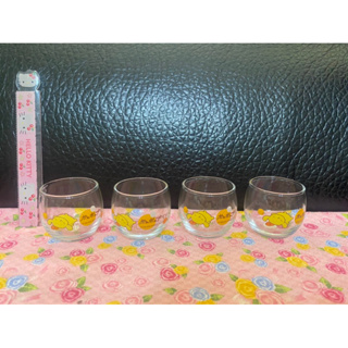 Sanrio 布丁 小玻璃杯&果凍杯4入—2002年