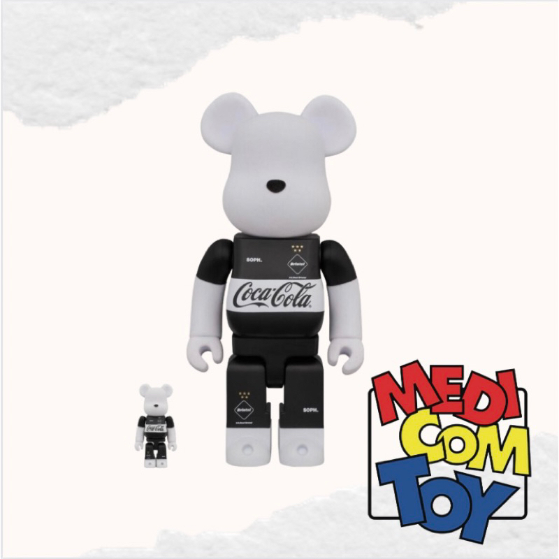 BE@RBRICK400% &amp; 100% FCRB x Coca-Cola 可口可樂現貨