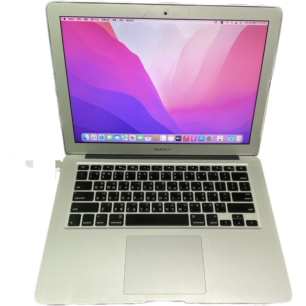 【彩虹3C】二手筆電 Apple MacBook Air A1466 I5雙核 8G 120GSSD (2015)