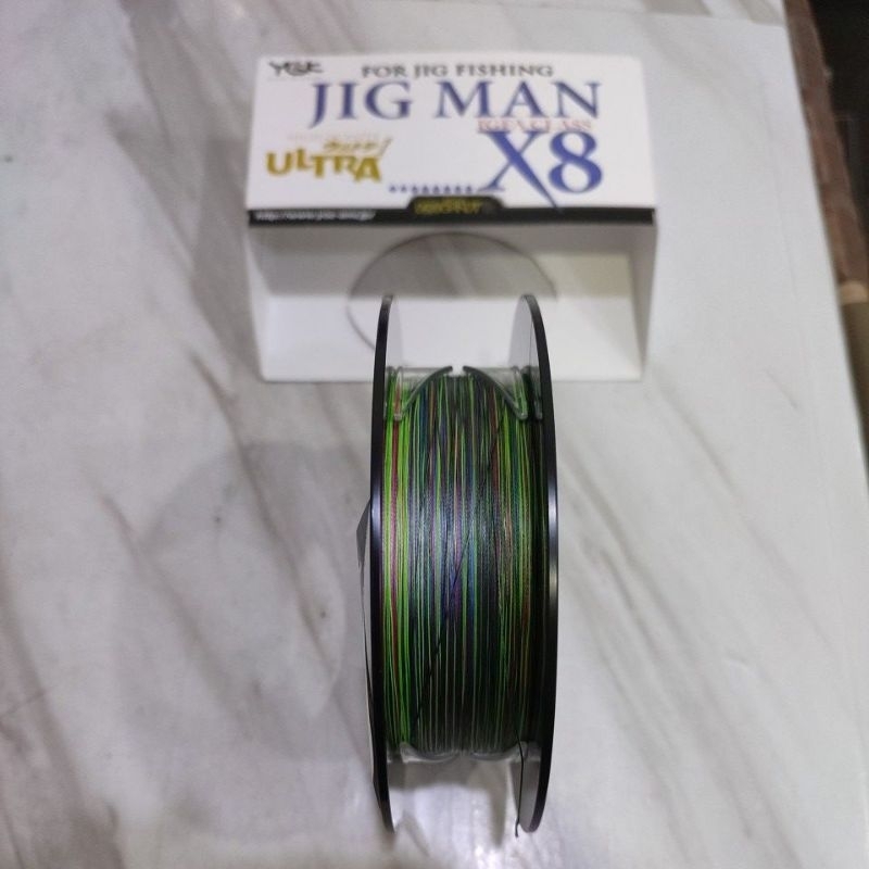 YGK JIG MAN X8  PE 600m 耐磨編織線 五色 布線