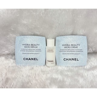 (一組特價180) 香奈兒 CHANEL 珍珠光感淨白水精華+山茶花保濕微導入精華液+山茶花保濕微滴精萃水凝霜