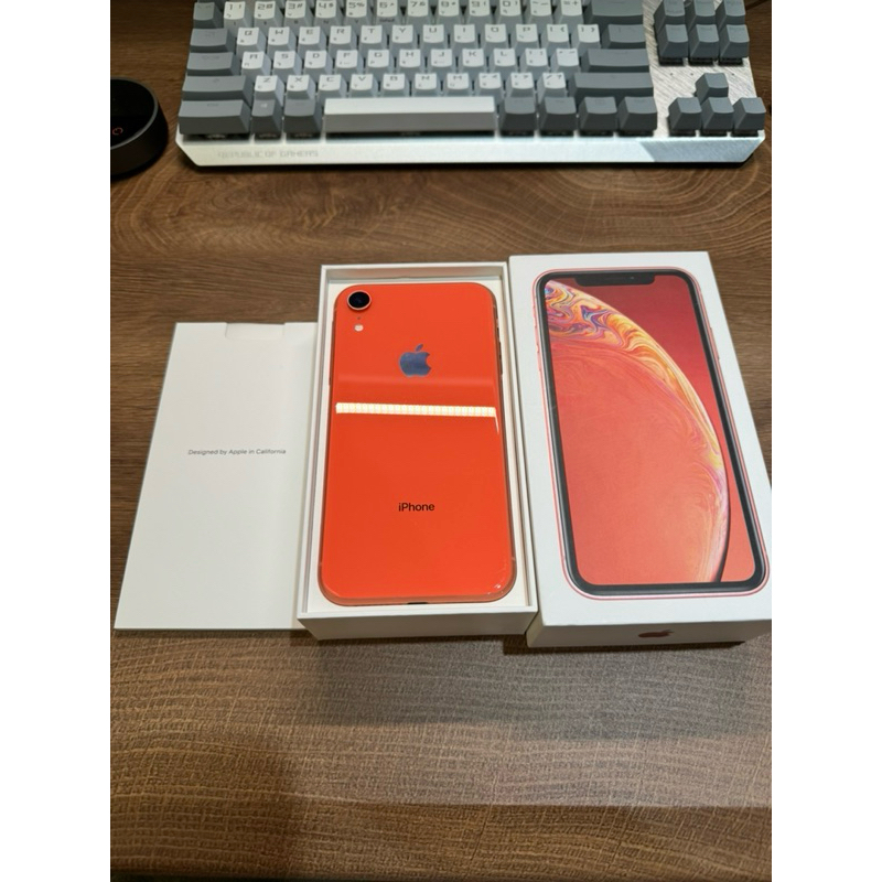 Apple iPhone XR 128gb 珊瑚橘 橘色 中古機 二手
