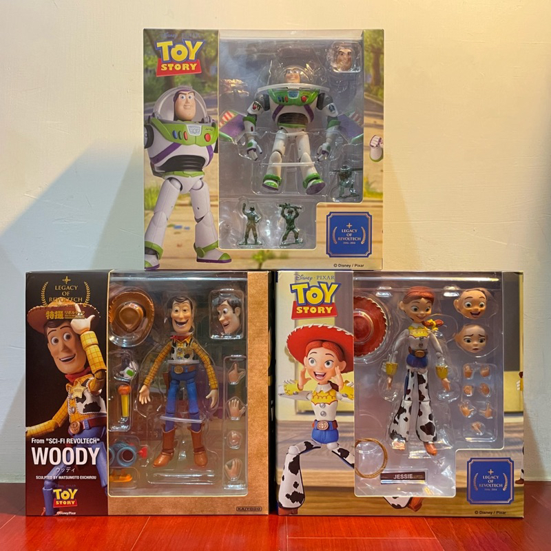 3盒一起便宜賣$4200❗️日版🇯🇵海洋堂 Toystory玩具總動員 巴斯 胡迪 翠絲 公仔 玩具 多關節活動