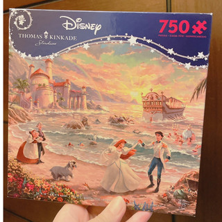 ❤️官方正貨❤️美國迪士尼 小美人魚 與王子 公主 兒童拼圖 Ceaco 750片 Little Mermaid