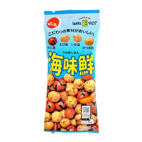 【小肚皮日貨】日本DENROKU 海味鮮 E-size 豆菓子