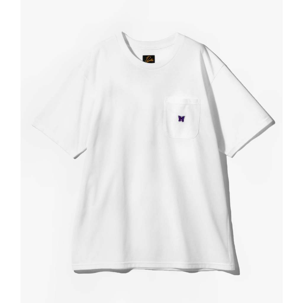 【Hills】NEEDLES S/S CREW NECK TEE - POLY JERSEY 白色 短T 短袖 蝴蝶