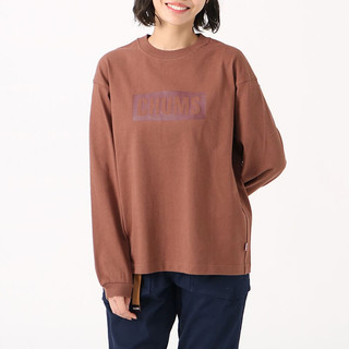 CHUMS Heavy Weight Logo L/S T-Shirt長袖T恤 棕-CH012298B005