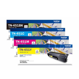 Brother 四色一組 TN-451 原廠標準容量碳粉匣 適用 HL-L8360CDW/MFC-L8900CDW