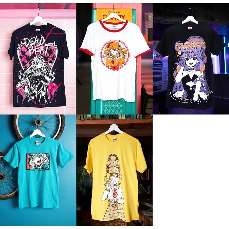 OMOCAT ホロライブ EN フワモコ FUWAMOCO Tシャツ XLサイズ Hololive