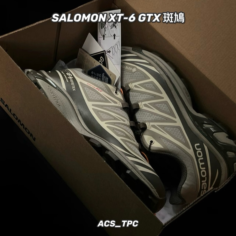SALOMON XT-6 GORE-TEX 斑鳩 防水鞋 慢跑鞋 登山鞋 跑步鞋 外套 孤僻 機能 懶人鞋 y2k 工裝