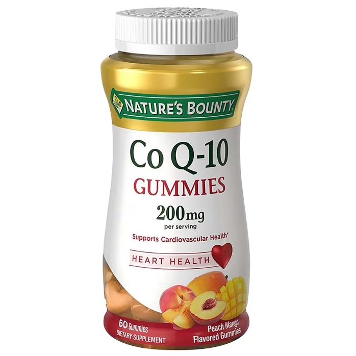 Q10軟糖(2025/02)Nature's Bounty CoQ10 Gummies 200mg水蜜桃芒果口味 60顆