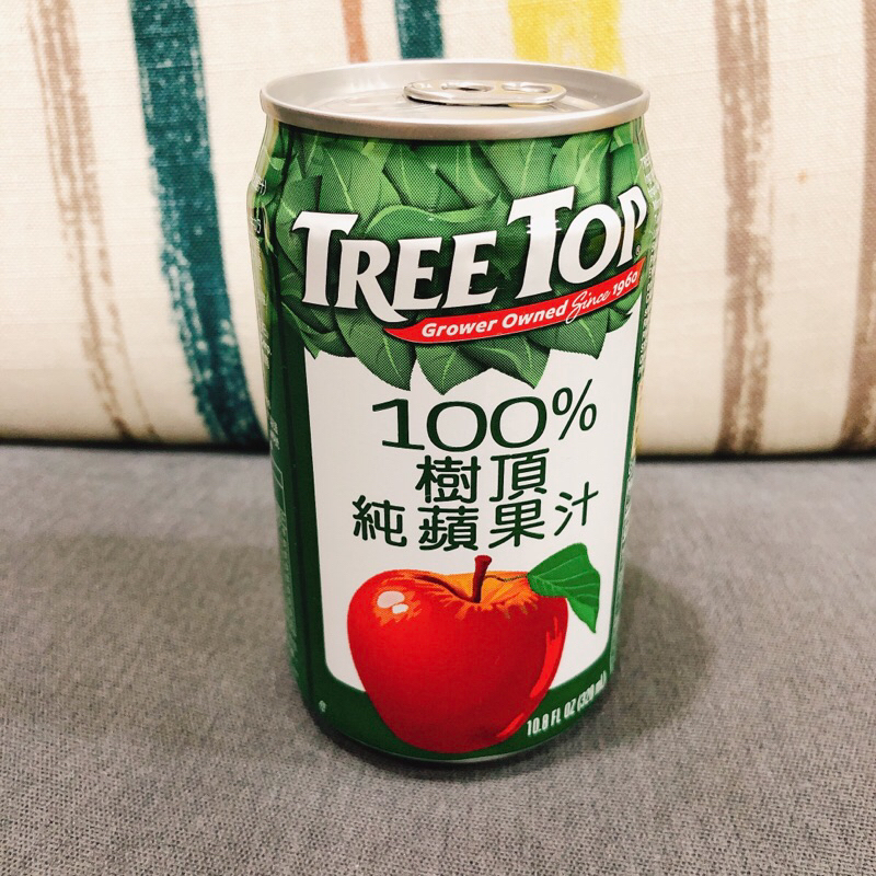 樹頂TREE TOP 100%純蘋果汁鋁罐320ml