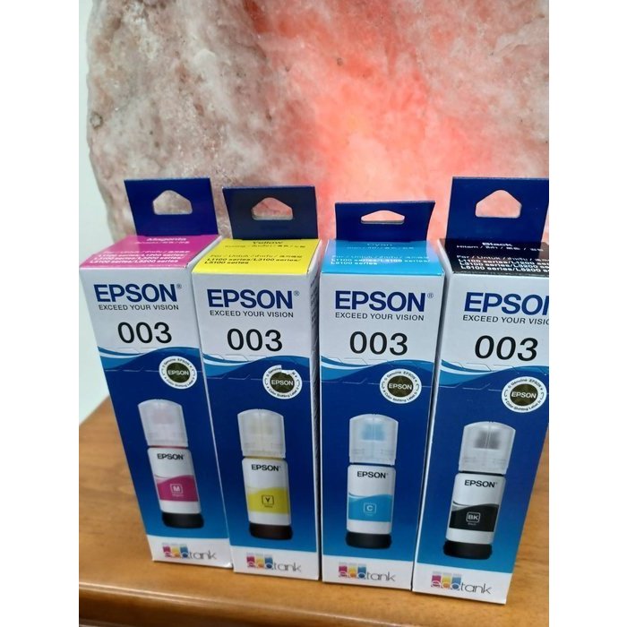 EPSON 003原廠T00V100黑T00V200藍色T00V300紅色T00V400黃L1110、L3110、L31