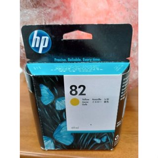 庫存出清HP 82 原廠黃色墨水匣hp C4913A-DesignJet 500/800/510/815