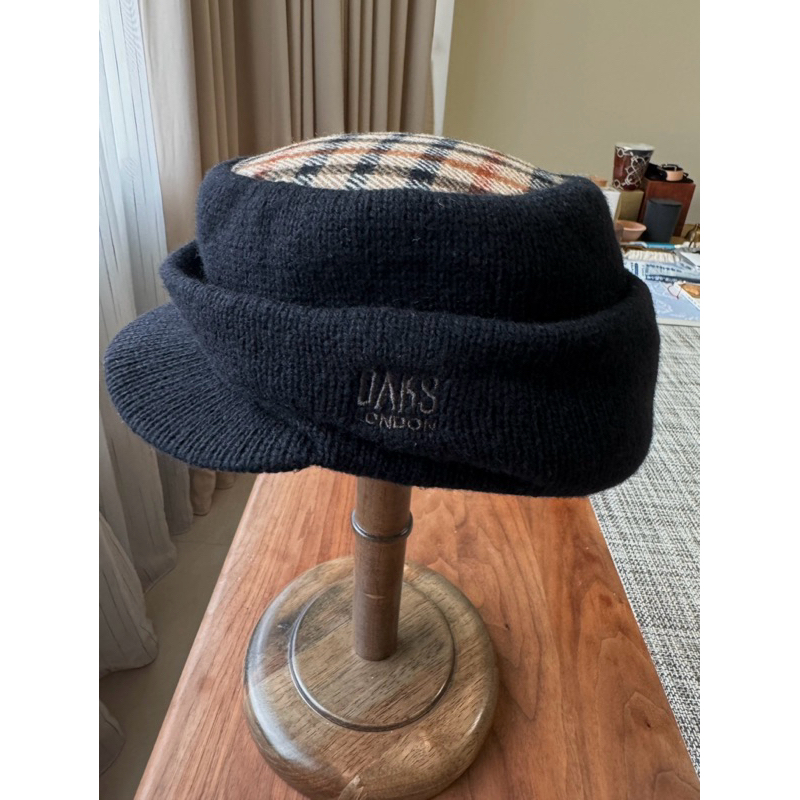 DAKS✨毛帽（羊毛+Cashmere )經典格紋✨尤其又保暖服貼任何頭型👍男女皆宜