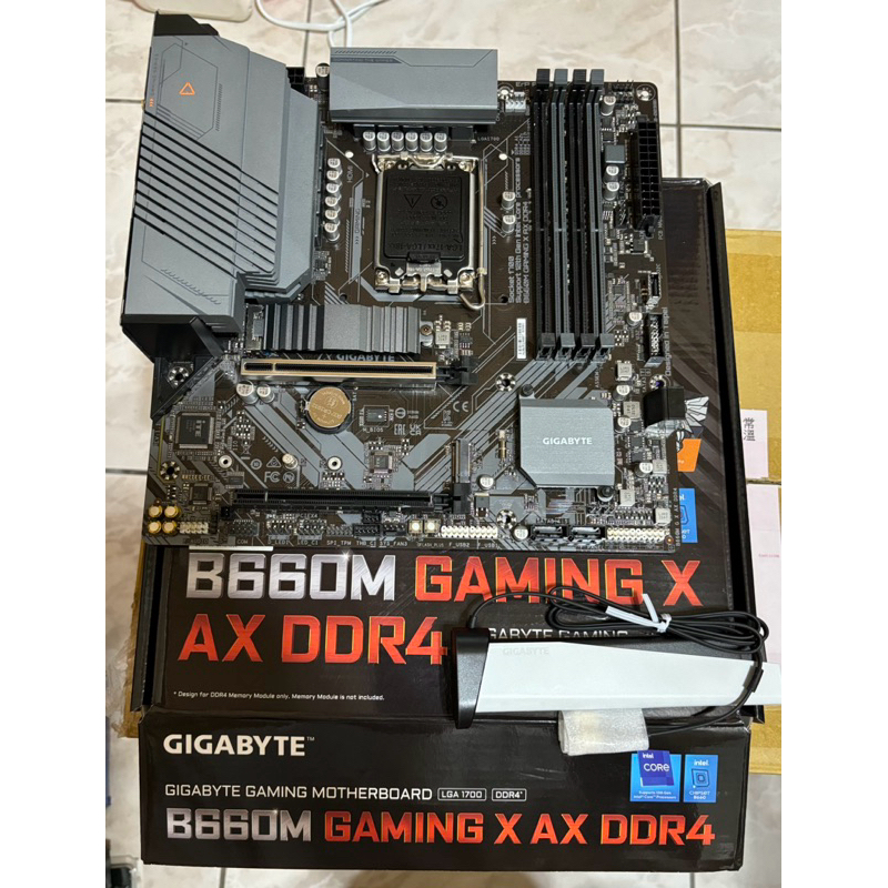 (原盒保內）技嘉 GIgabyte B660m Gaming X AX WiFi 電競主機板