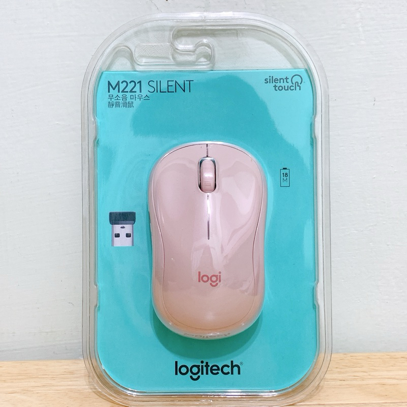 Logitech 羅技 M221 silent touch 靜音滑鼠 藍芽 無線滑鼠 藍芽滑鼠 辦公小物 療癒 交換禮物
