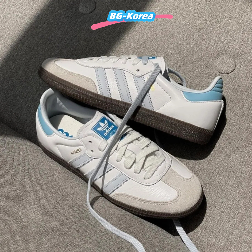 BG-Korea Adidas Originals Samba OG (id2055)水藍 寶寶藍 麂皮 德訓鞋 復