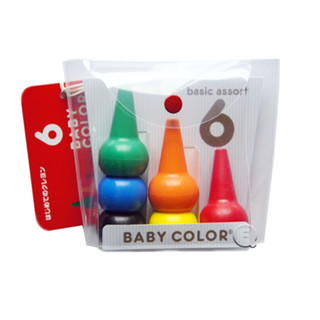 現貨 日本 AOZORA BABY COLOR 兒童安全蠟筆 6色/12色 日本兒童安全蠟筆 日本兒童蠟筆 兒童蠟筆