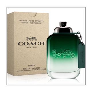 【香舍】COACH New York Green 時尚都會 男性淡香水 Tester 100ML