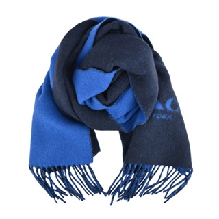 COACH 雙色素面混紡羊毛圍巾(兩色)｜100%原廠真品｜JS Maxx官方旗艦館