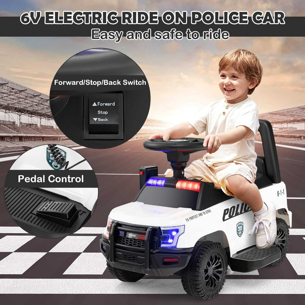 電動警察童車 電動警車 警察車 電動汽車 附喊話器 兒童騎乘 玩具 兒童電動車 電動 童車 RT-993D
