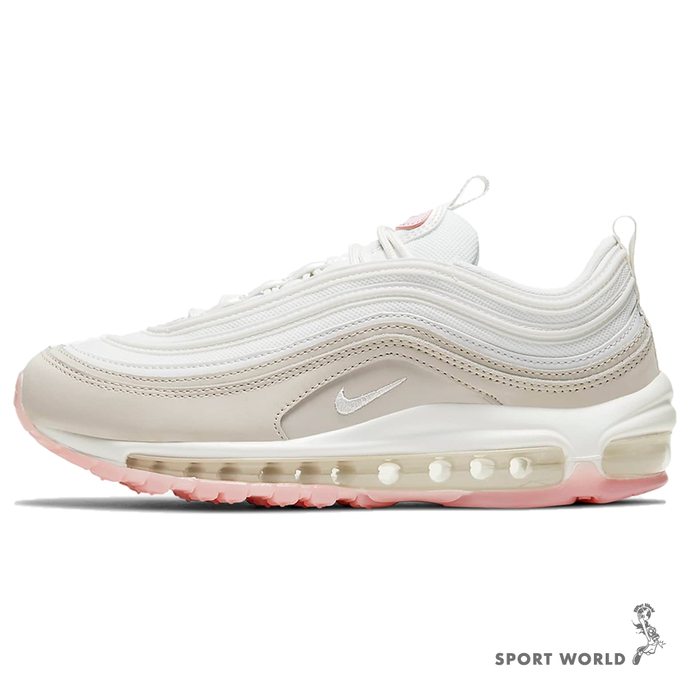 Nike 女鞋 休閒鞋 Air Max 97 全氣墊 白粉奶茶【運動世界】CT1904-100