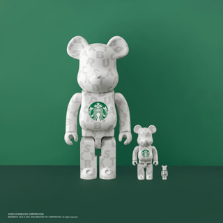 “最後一隻”Starbucks星巴克400%+100%BE@RBRICK 庫柏力克熊