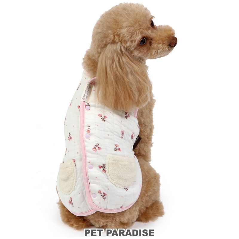 【PET PARADISE】碎花柔軟紗布背開式背心(4S/DSS)｜PP 2023新款寵物精品