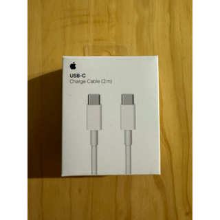 Apple原廠USB-C 充電連接線 (2m)、兩端皆為 USB-C