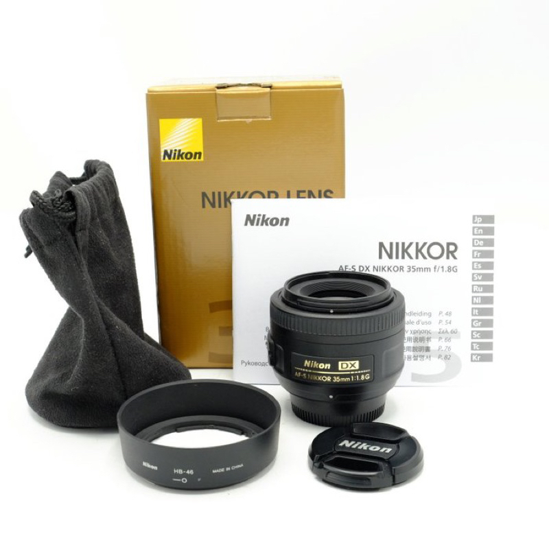 近全新盒裝齊全 Nikon 35mm F1.8G 大光圈人像鏡頭 人像拍攝 美食拍攝
