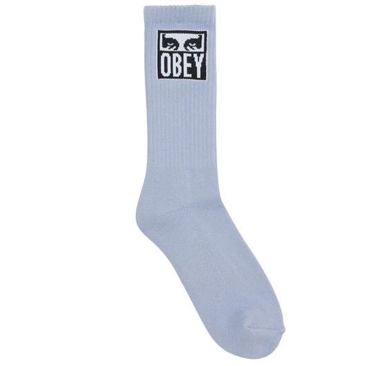 OBEY 100260141-DIV OBEY EYES ICON SOCKS 中筒襪 / 小腿襪 (藍紫色) 化學原宿