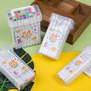 36色雙頭馬克筆 鮮豔 雙頭馬克筆 粗細兼具 學生文具 設計工具 臺灣現貨 快速出貨