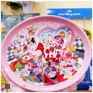 絕版品🇯🇵日本迪士尼東京樂園限定 愛麗絲夢遊仙境 Alice 紅心皇后 時間兔 帽客 瘋帽子 盤子 陶瓷盤 點心盤