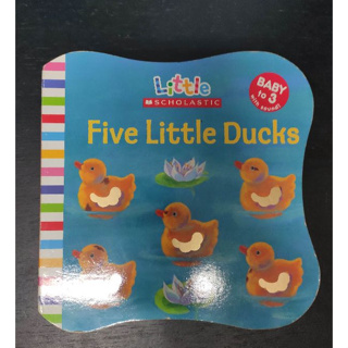 二手童書~英文繪本 Five little ducks(厚板小書)(無音效)(li)