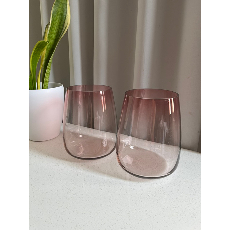 2個-二手 IKEA 漸層玻璃罐 花瓶 美型玻璃罐 置物罐（高雄面交）