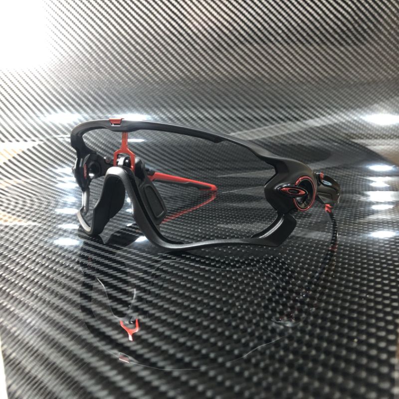 🔆正品 Oakley Jawbreaker 鏡框 - 【消光黑/紅Logo】 含原廠硬殼 單車 慢跑 太陽眼鏡 拆鏡