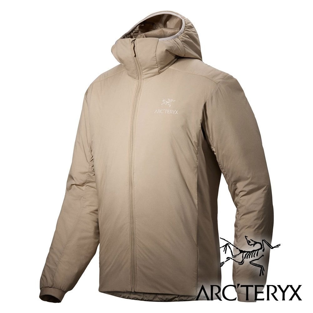 【Arc'teryx 始祖鳥】男Atom化纖連帽外套『煙燻棕』X007487