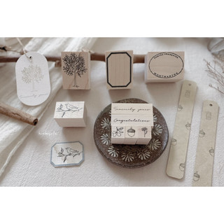 Hütte Paper Woks 森林系印章 hutte paper works