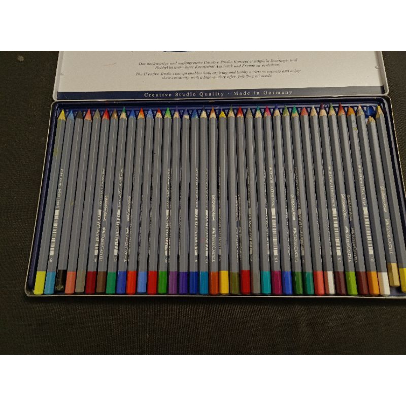 德國FABER-CASTELL輝柏  水性色鉛筆規格: 36色鐵盒精裝德國原廠正品