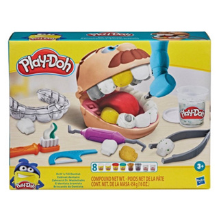 ［預購］美國代購🇺🇸培樂多Play-Doh 創意DIY無毒黏土 鑲金小牙醫遊戲組F1259 醫生玩具 益智玩具 禮物