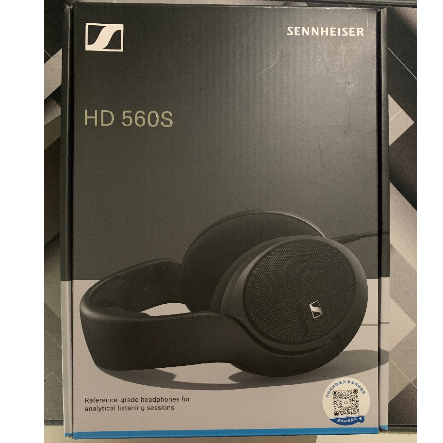 [暫售] 聲海 Sennheiser HD560S 開放式頭戴耳機 + YT線材小舖 4編加粗銅銀混編 (3.5mm)