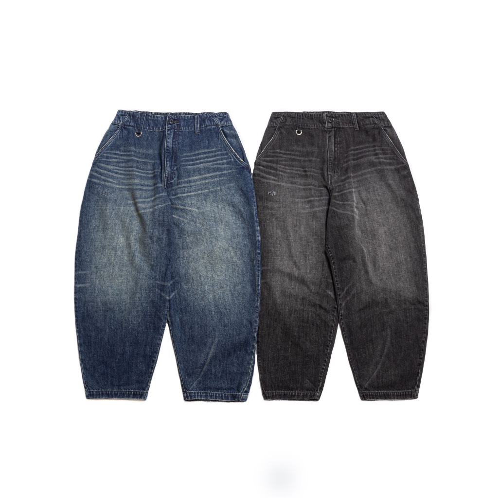 《ZEROCK》PERSEVERE ENZYME-STONEWASHED HIGE JEANS 刷紋水洗牛仔褲