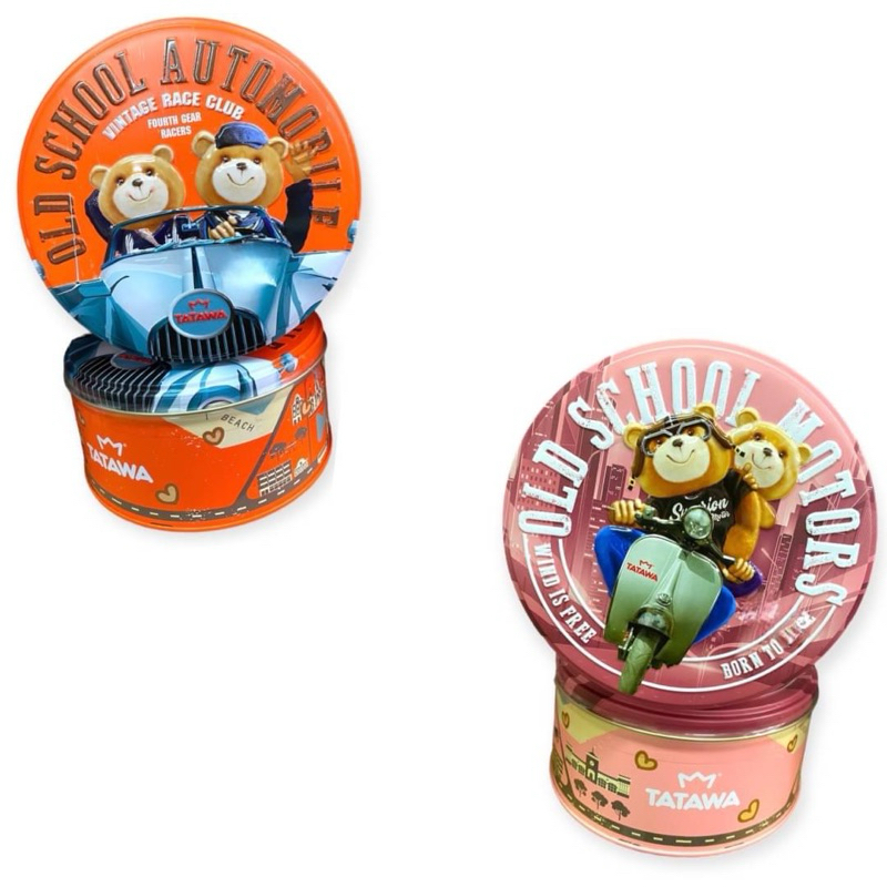 TATAWA 熊寶貝 奶酥餅乾罐 蔓越莓 原味 禮盒（LOR）